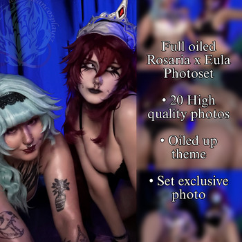 Full Oiled Rosaria & Eula photoset