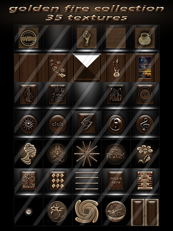 golden fire collection 35 textures new pack for imvu creators