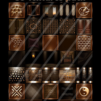 Mystic Amber Room 35 textures pack