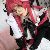 Raora Tactical Maid cosplay + lewd