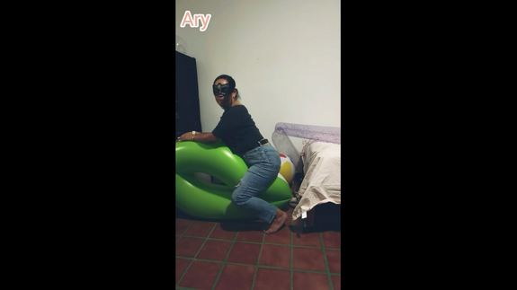 Riding and popping inflatables by ARy