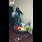 Riding and popping inflatables by ARy