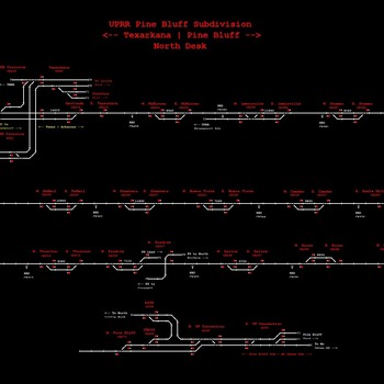 UPRR Pine Bluff Subdivision - North Desk (TD3.5)