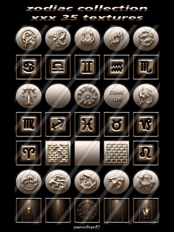 zodiac collection xxx 35 textures new pack for imvu creators