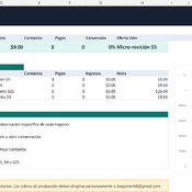 Control de ventas y gastos — plantilla Excel