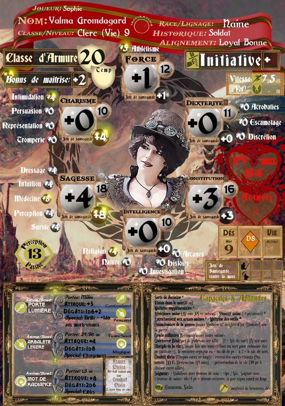 DiceJonction - Feuilles de personnage D&D 5e et 5.5