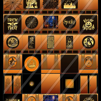 HALLOWEEN NIGHTFALL 30 TEXTURES NEW PACK FOR IMVU ROOMS