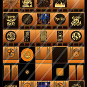 HALLOWEEN NIGHTFALL 30 TEXTURES NEW PACK FOR IMVU ROOMS