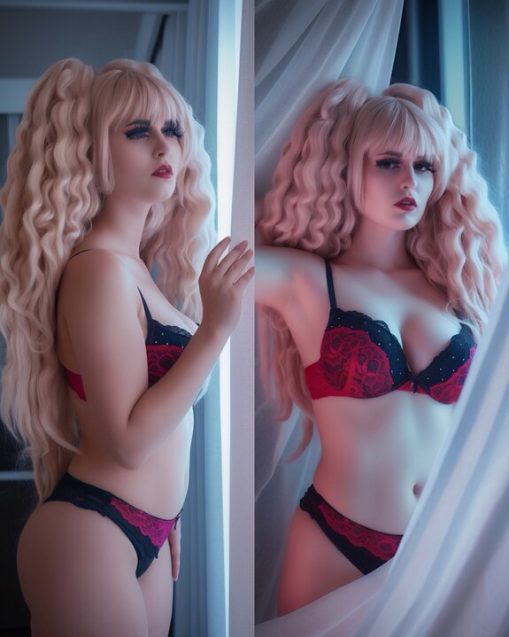 Pink/Black Junko Enoshima Set