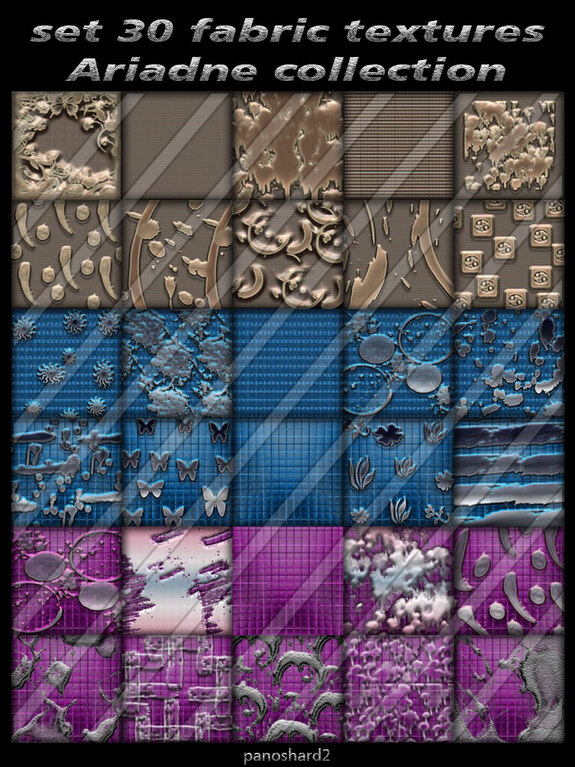 set 30 fabric textures Ariadne collection
