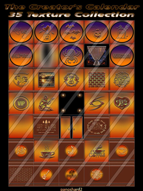 The Creator's Calendar 35 Texture Collection