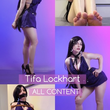 ✨ Tifa Lockhart (violet dress) Feet content, cosplay and bondage) ✨
