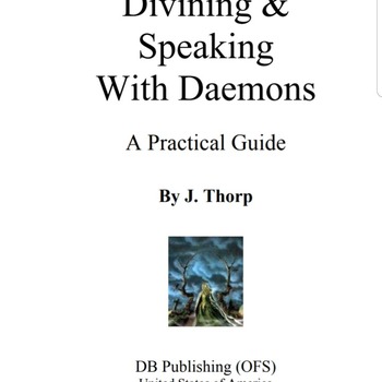 5 books from j.thorp of demonolatry magic