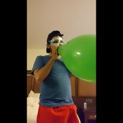 Balloons blow by mouth!!!